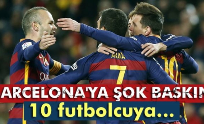 Barcelona'ya şok doping baskını