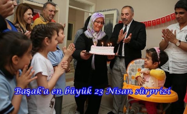 Başak'a en büyük 23 Nisan sürprizi