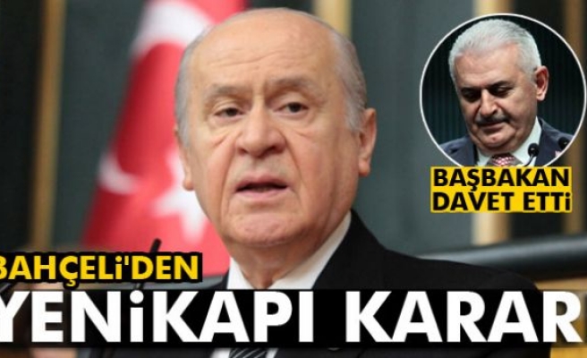 Başbakan davet etti, Bahçeli kabul etti