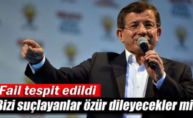 Başbakan Davutoğlu: 'Fail tespit edildi'