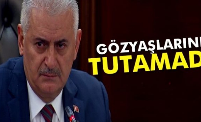 Başbakan gözyaşlarını tutamadı