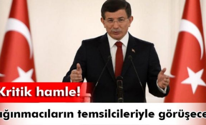 Başbakan, sığınmacıların temsilcileriyle görüşecek