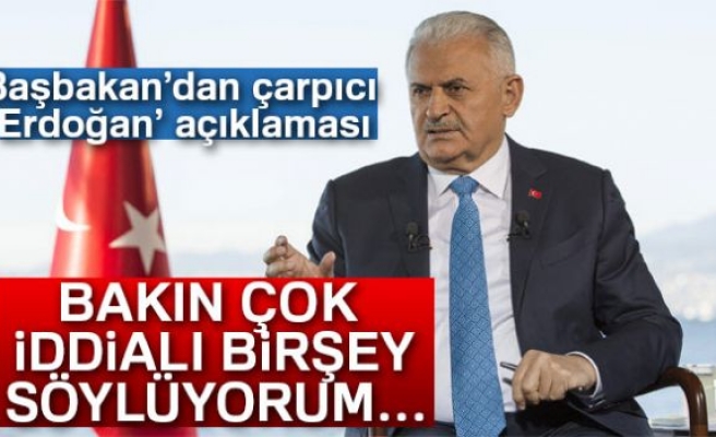 Başbakan uçakta konuştu