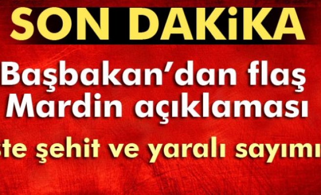 Başbakan Yıldırım açıklama yapıyor