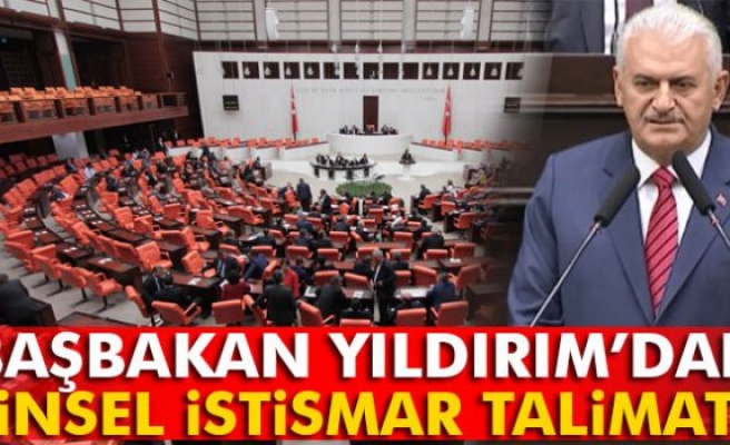 Başbakan Yıldırım talimat verdi