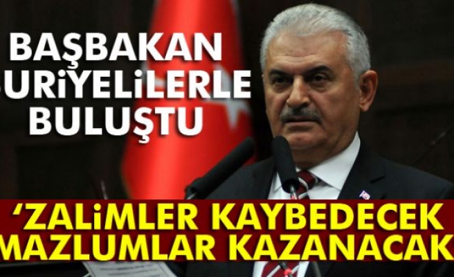 Başbakan Yıldırım: 'Zalimler kaybedecek, mazlumlar kazanacak'