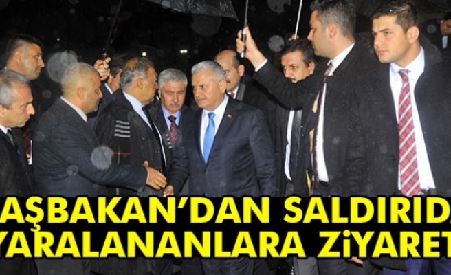 Başbakan Yıldırım’dan yaralılara ziyaret