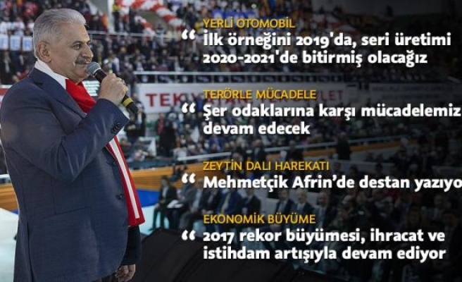 Başbakan Yıldırım'dan 'yerli otomobil' açıklaması