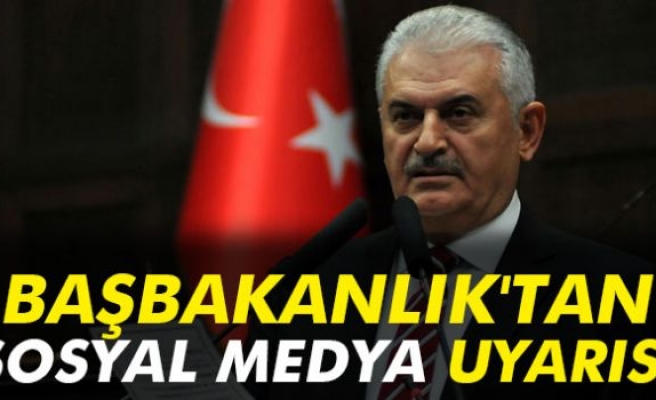 Başbakanlık'tan sosyal medya uyarısı