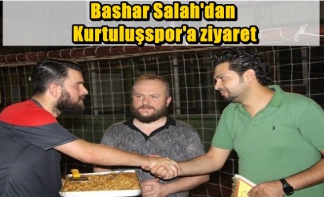 Bashar Salah'dan Kurtuluşspor'a ziyaret