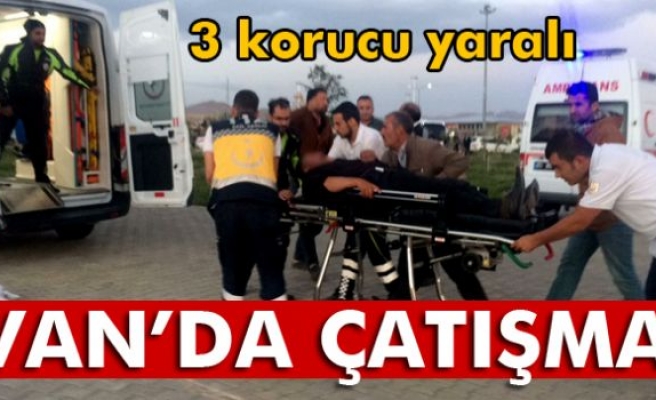 Başkale’de çatışma: 3 korucu yaralı