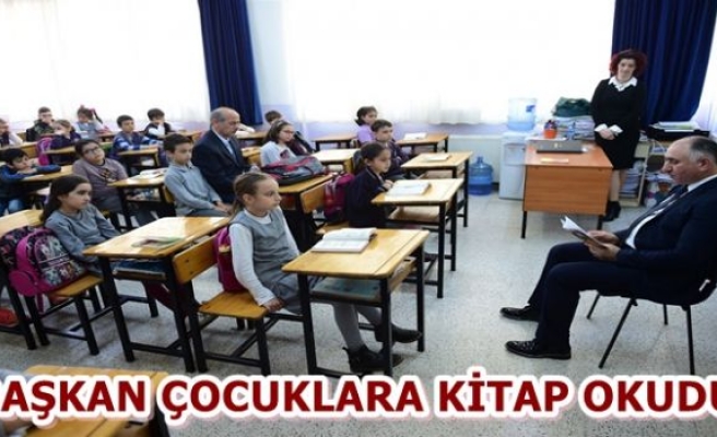 BAŞKAN ÇOCUKLARA KİTAP OKUDU