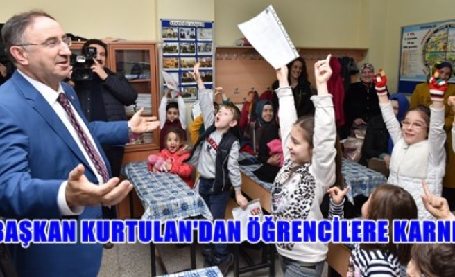 Başkan Kurtulan'dan Öğrencilere Karne