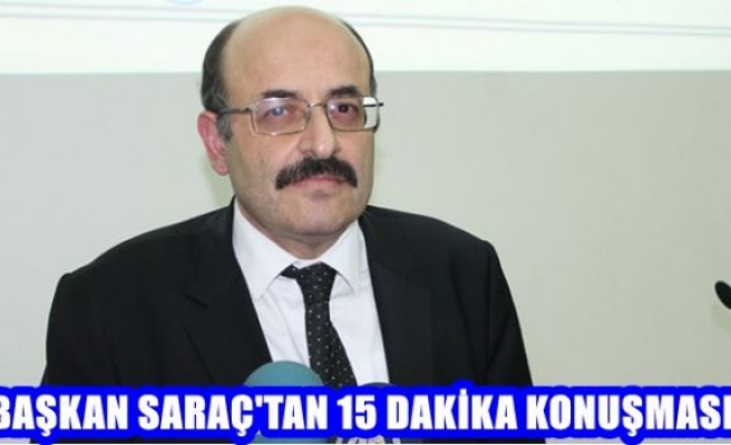 BAŞKAN SARAÇ'TAN ÖNEMLİ AÇIKLAMA 