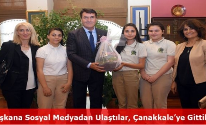 Başkana Sosyal Medyadan Ulaştılar, Çanakkale’ye Gittiler