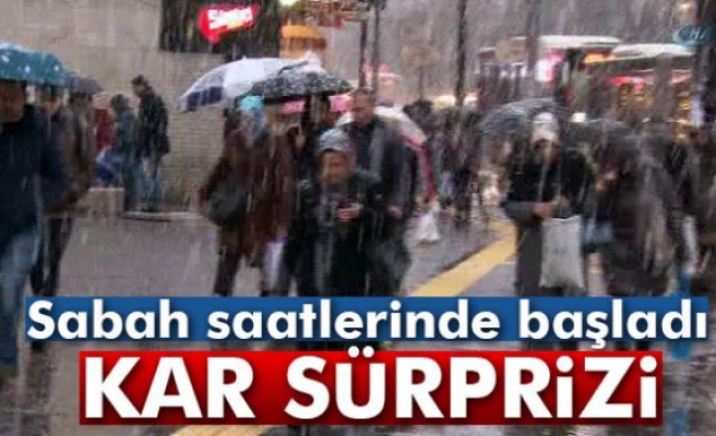 Başkent Ankara'da Kar Sürprizi!