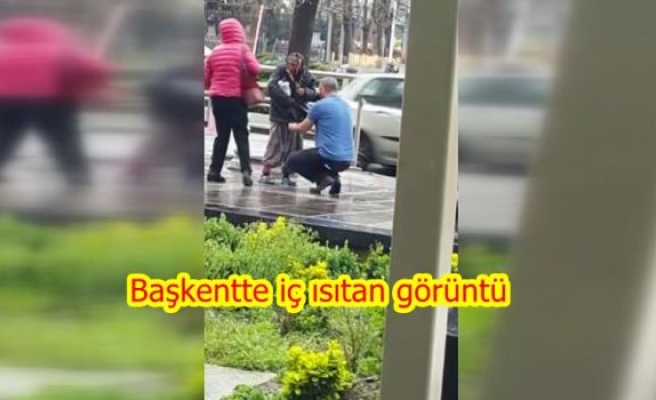 Başkentte iç ısıtan görüntü