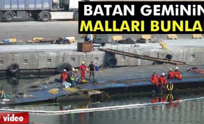 Batan geminin malları bunlar!