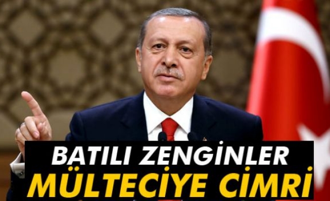 Batılı zenginler mülteciye cimri