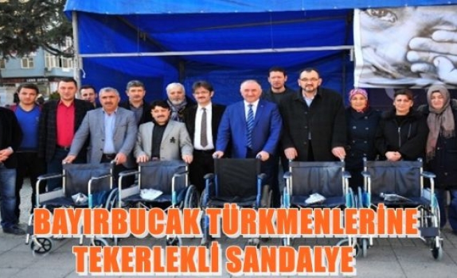 Bayırbucak Türkmenlerine Tekerlekli Sandalye