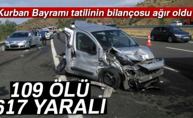 BAYRAM TATİLİNİN BİLANÇOSU AĞIR OLDU!