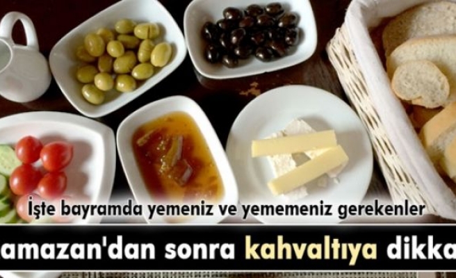 Bayram yemek festivali değil!