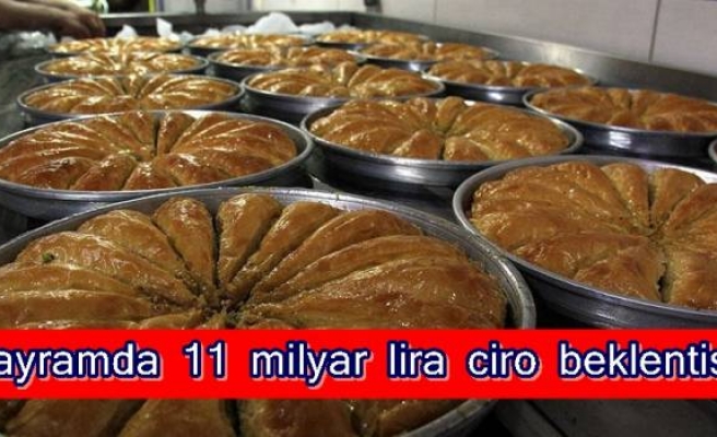 Bayramda 11 milyar lira ciro beklentisi