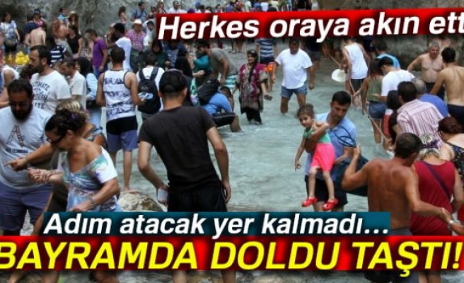 BAYRAMDA DOLDU TAŞTI!