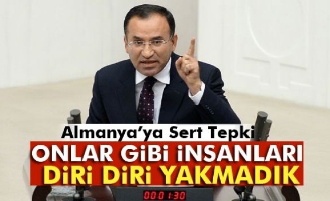 Bekir Bozdağ'dan Almanya'ya tepki