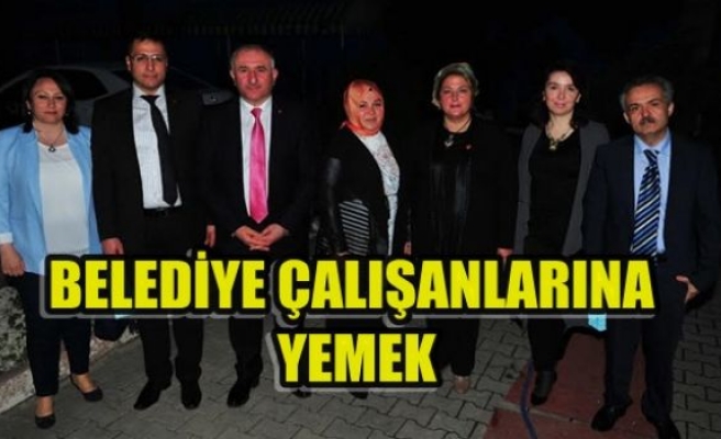 Belediye Çalışanlarına Yemek