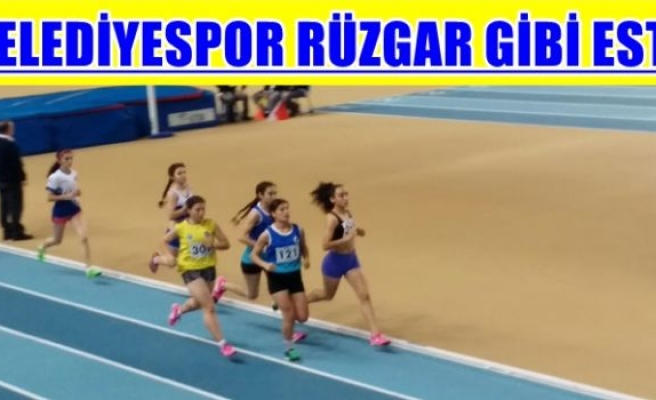 BELEDİYESPOR RÜZGAR GİBİ ESTİ