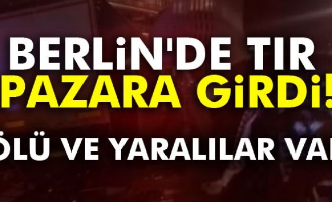 Berlin'de tır pazara girdi!