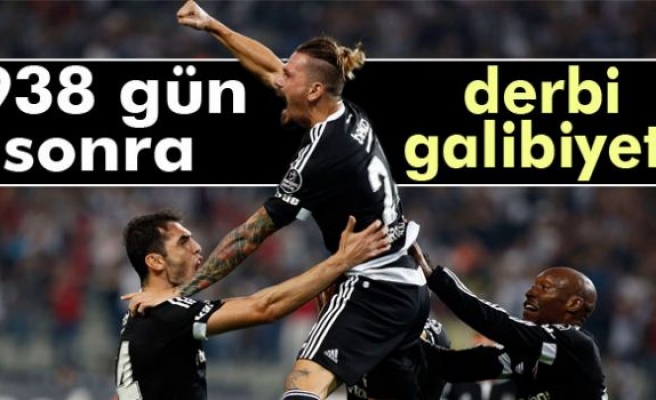 Beşiktaş 938 gün sonra derbi kazandı