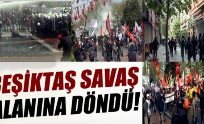 Beşiktaş'ta polis müdahalesi!