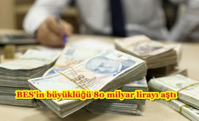 BES'in büyüklüğü 80 milyar lirayı aştı