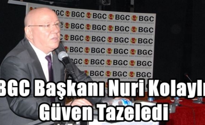 BGC Başkanı Nuri Kolaylı Güven Tazeledi