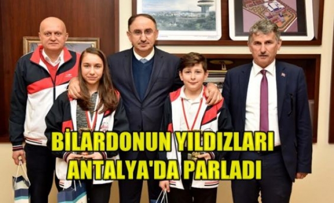 Bilardonun Yıldızları Antalya'da Parladı