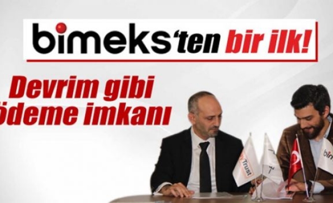 Bimeks'ten devrim gibi ödeme imkanı