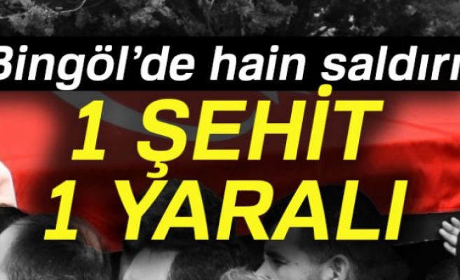 BİNGÖL'DE HAİN SALDIRI!