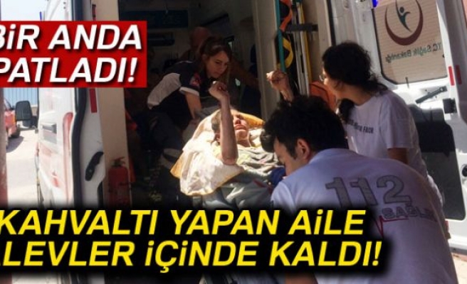 BİR ANDA PATLADI!