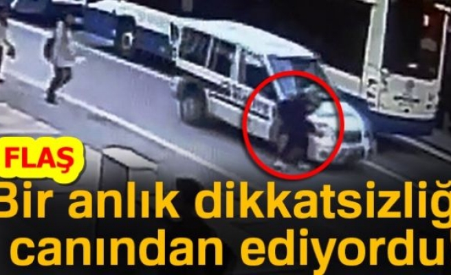 BİR ANLIK DİKKATSİZLİĞİ CANINDAN EDİYORDU!