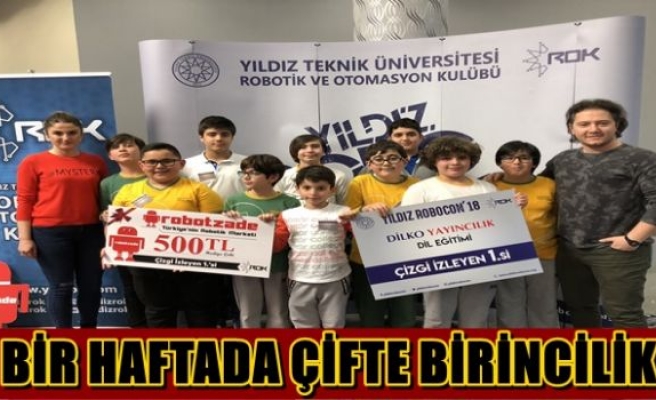 BİR HAFTADA ÇİFTE BİRİNCİLİK