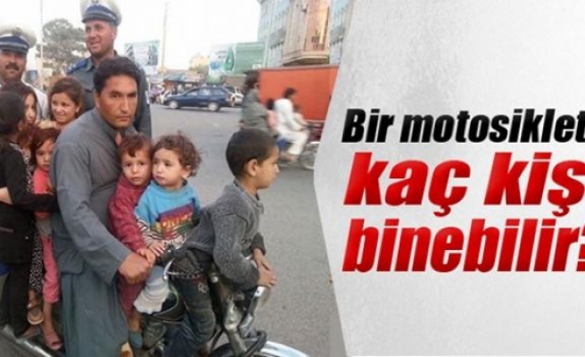 Bir motosiklete kaç kişi binebilir?