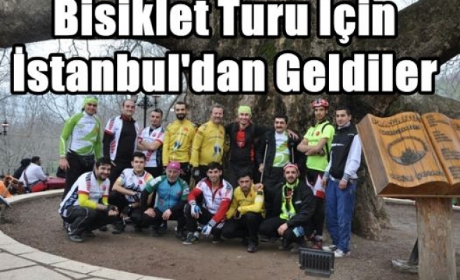 Bisiklet Turu İçin İstanbul'dan Geldiler