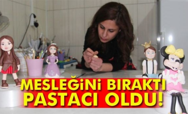 Biyologluğu bıraktı, pastacı oldu