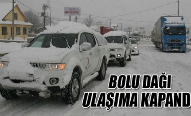 Bolu Dağı Tem Otoyolu trafiğe kapandı