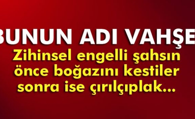 Bolu’da vahşi cinayet