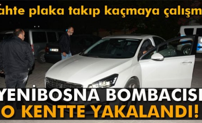 Bombacı sahte plaka takıp kaçmaya çalışmış