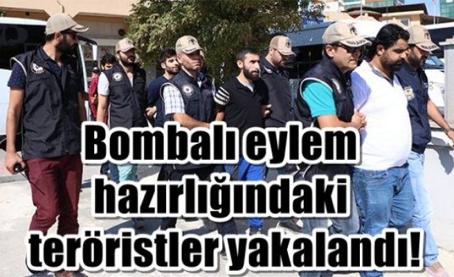 Bombalı eylem hazırlığındaki teröristler yakalandı!