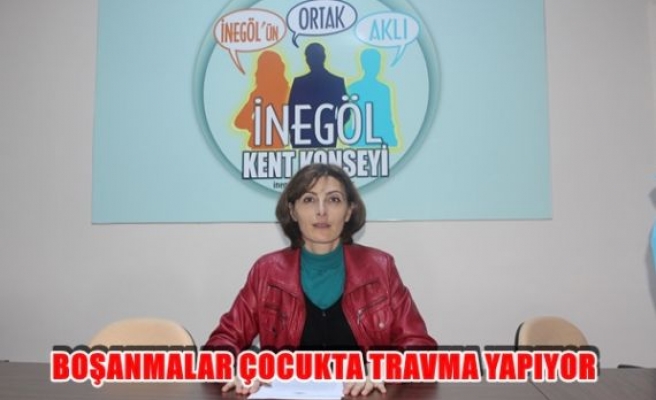 Boşanmalar  çocukta trawma yapıyor